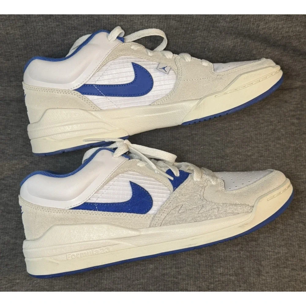 Jordan Stadium 90 'White Game Royal' Grey DX4397-104 Retro Air - Men's Size 8.5 - Picture 8 of 10